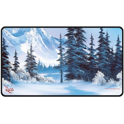 Ultra Pro Ultra Pro Stitched Playmat - Bob Ross Winter Paradise Ultra Pro Ultra Pro Stitched Playmat - Bob Ross Winter Paradise