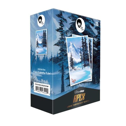 Ultra Pro Ultra Pro Apex Deck Protector Sleeves - Bob Ross Winter Paradise Ultra Pro Ultra Pro Apex Deck Protector Sleeves - Bob Ross Winter Paradise