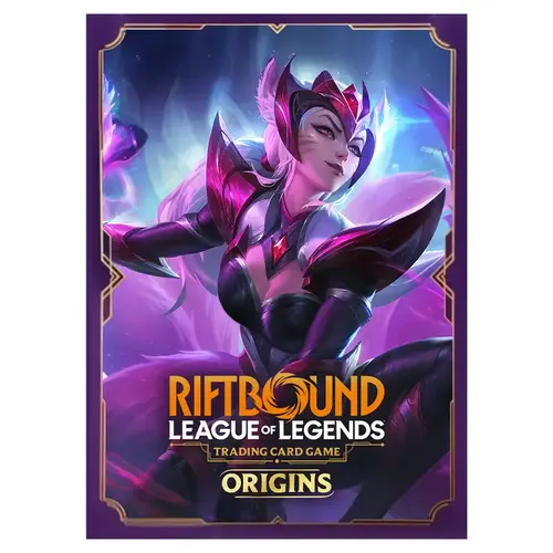 League of Legends Riftbound: League of Legends TCG - Origins Ahri Art Sleeves (100 Sleeves) League of Legends Riftbound: League of Legends TCG - Origins Ahri Art Sleeves (100 Sleeves)