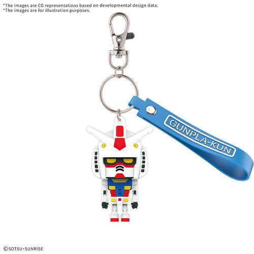 Gundam Card Game Gunpla-kun 3d Rubber Mascot Keychain Gundam Card Game Gunpla-kun 3d Rubber Mascot Keychain