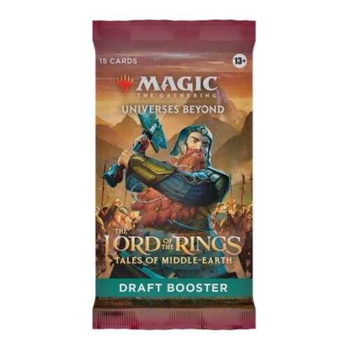 Magic The Gathering The Lord of the Rings: Tales of Middle Earth Draft Booster Pack MTG Magic The Gathering The Lord of the Rings: Tales of Middle Earth Draft Booster Pack MTG
