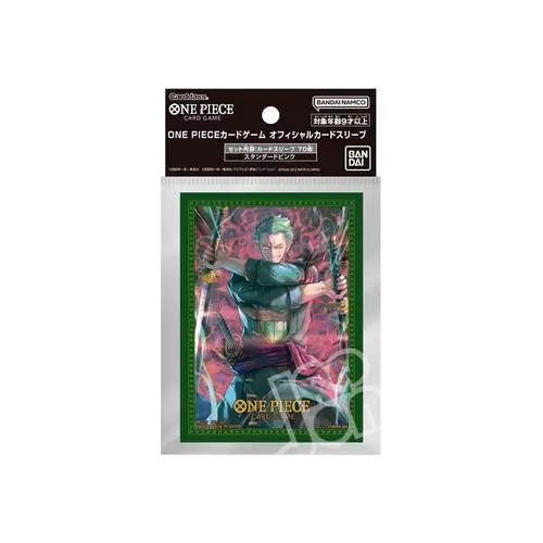 One Piece Card Game One Piece Card Game - Official Sleeve 11 - Roronoa Zoro One Piece Card Game One Piece Card Game - Official Sleeve 11 - Roronoa Zoro