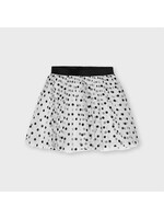 Mayoral Mayoral Black      tul skirt with dots