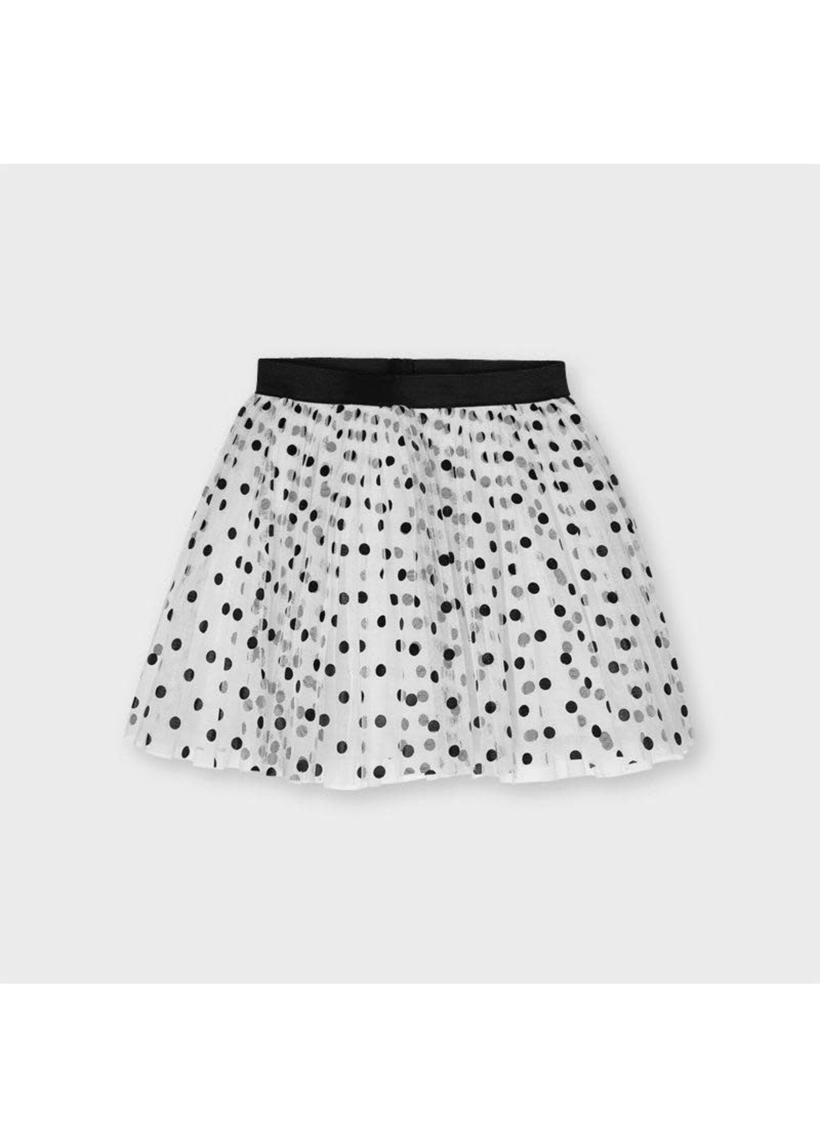 Mayoral Mayoral Black      tul skirt with dots