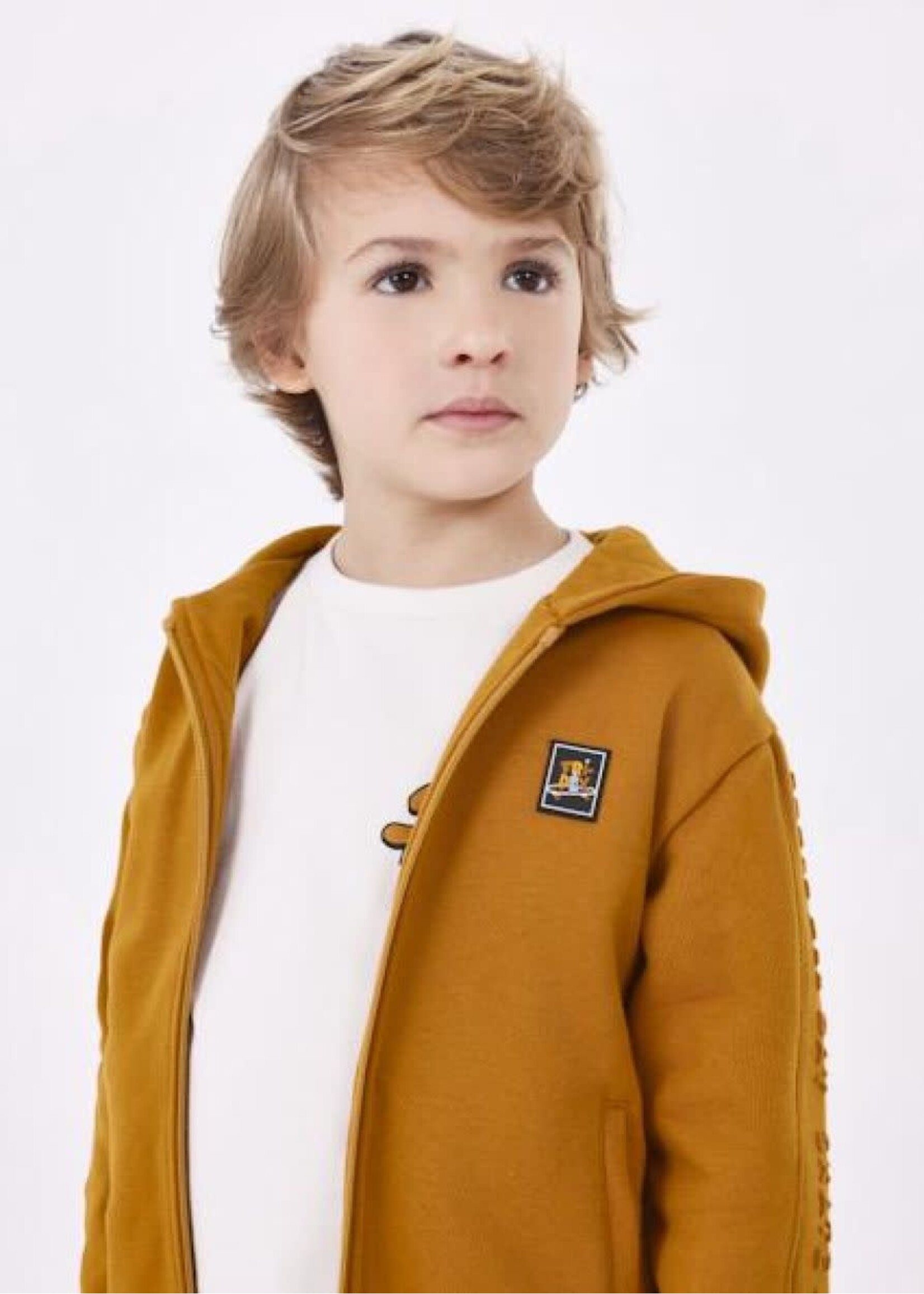 Mayoral FW 2023-Mayoral-Hoodie 2 Ochre