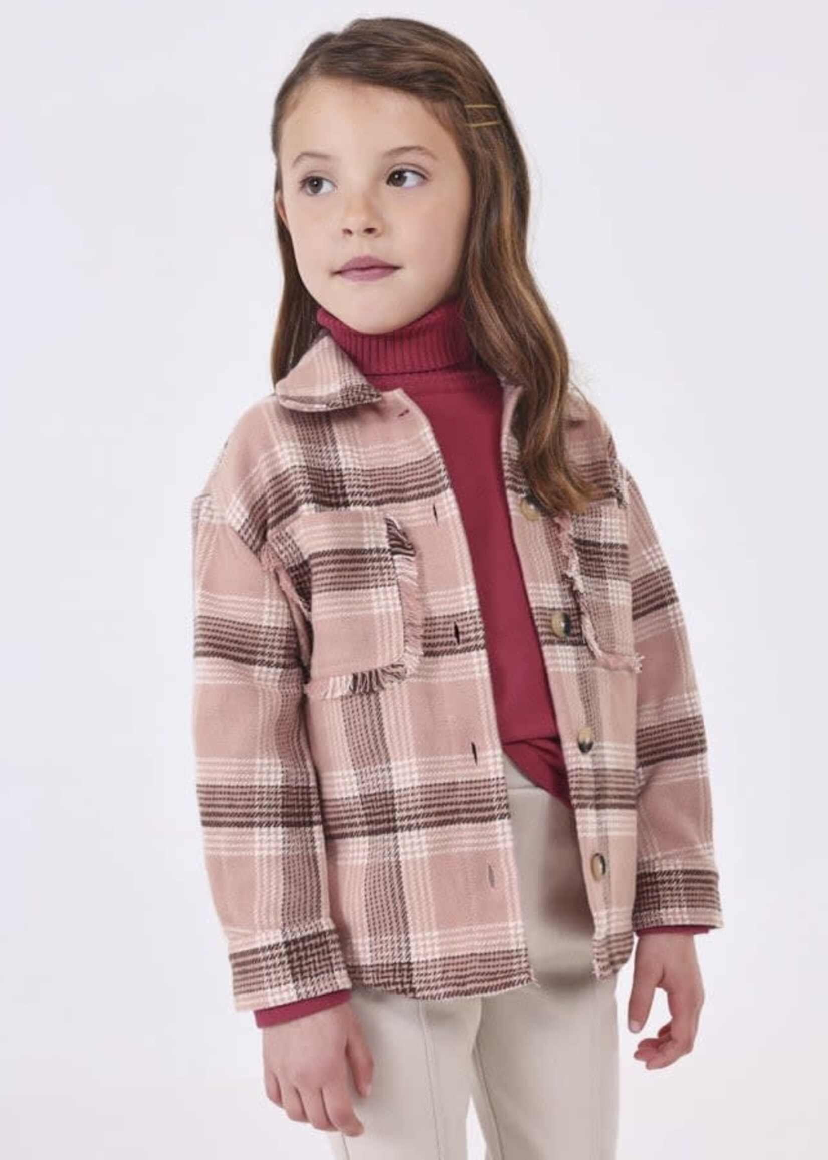 Mayoral FW 2023-Mayoral-Checked overshirt