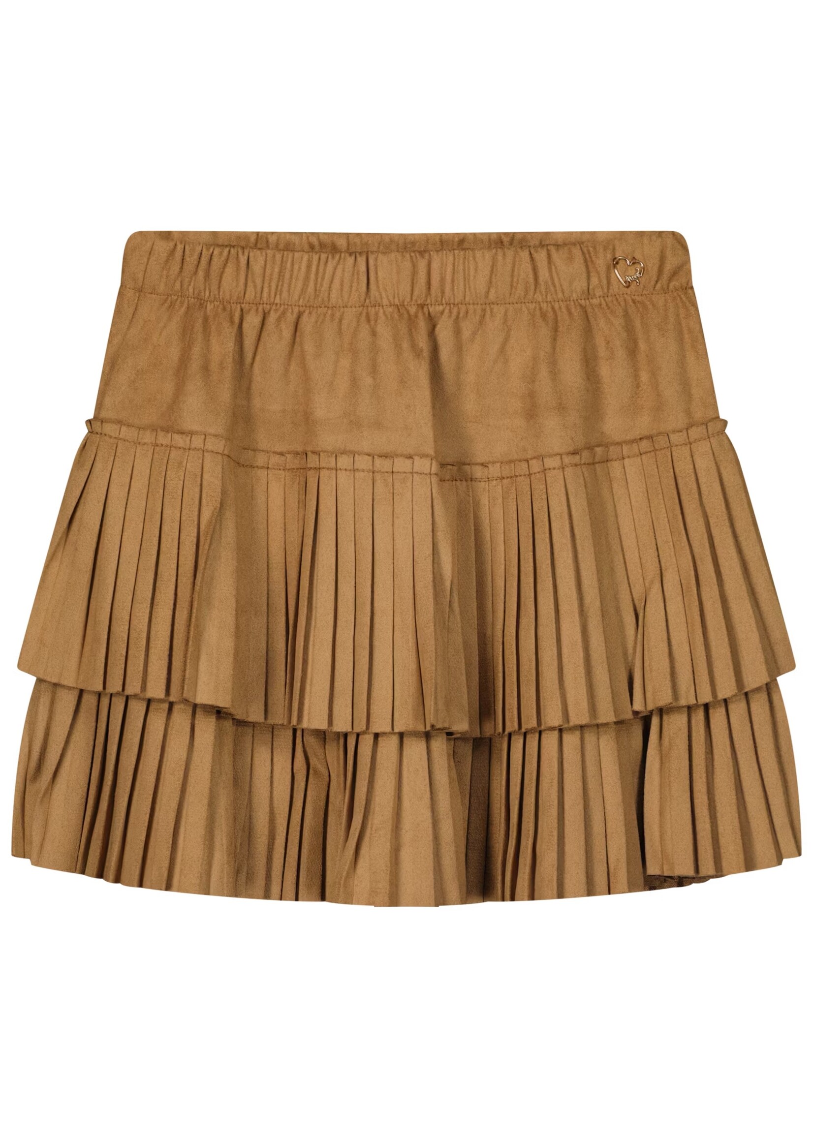 Mayoral FW 2023 - Mayoral - Pleated suede skirt