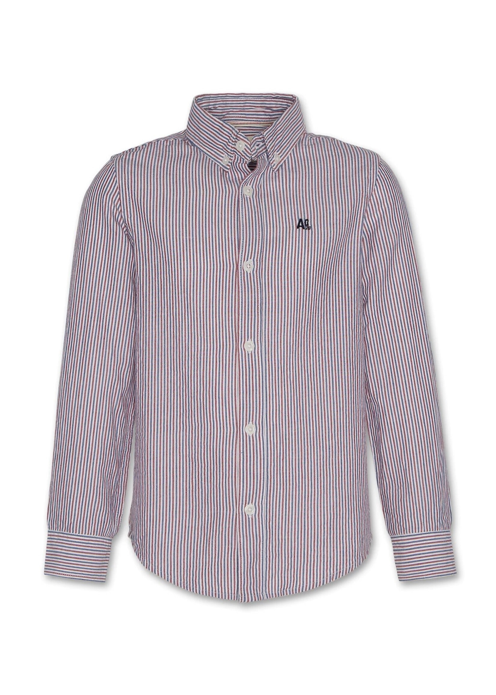 AO76_button down shirt henri 100% cotton