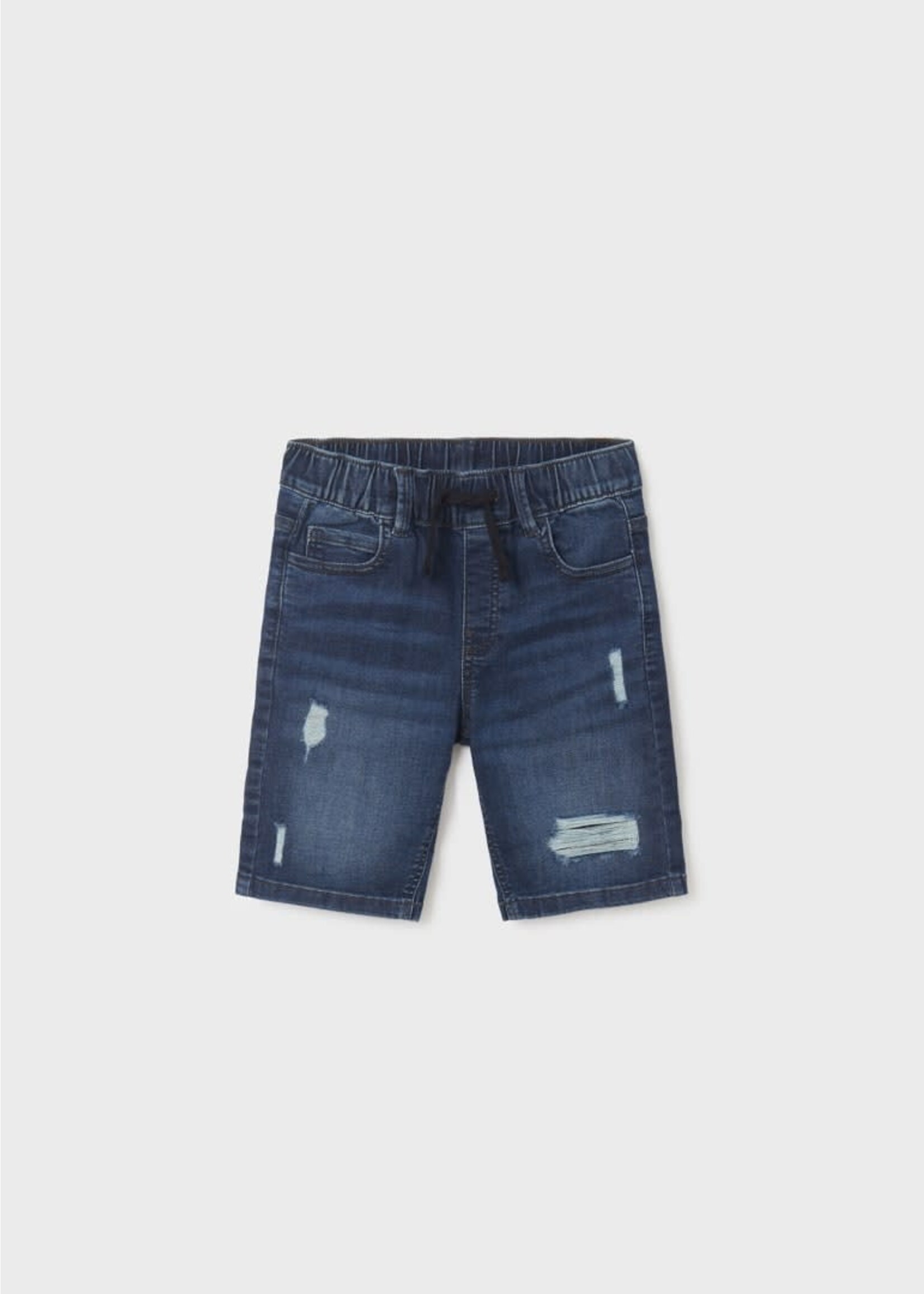 Mayoral Mayoral-Distressed denim bermuda