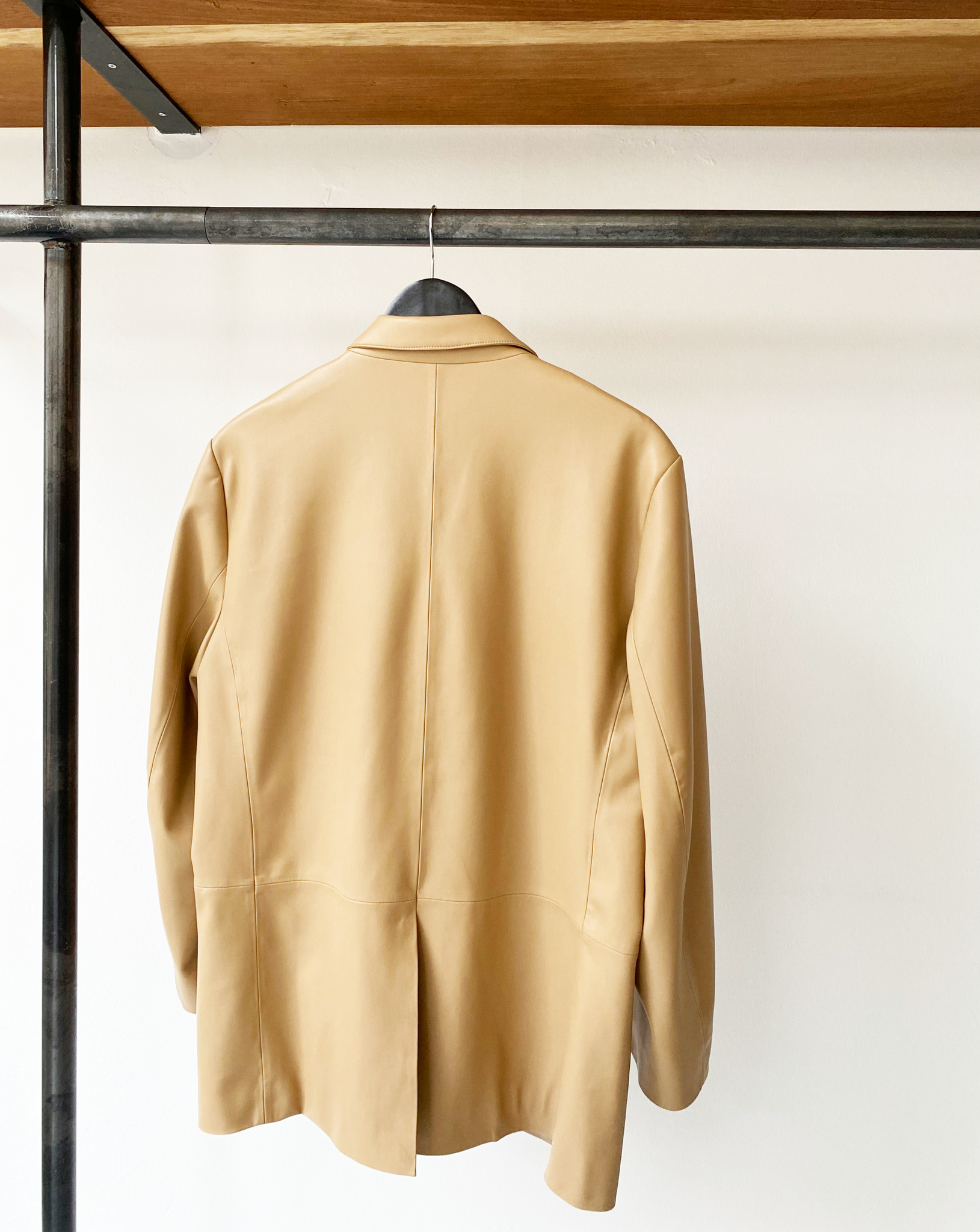 The Frankie Shop faux leather jacket size S