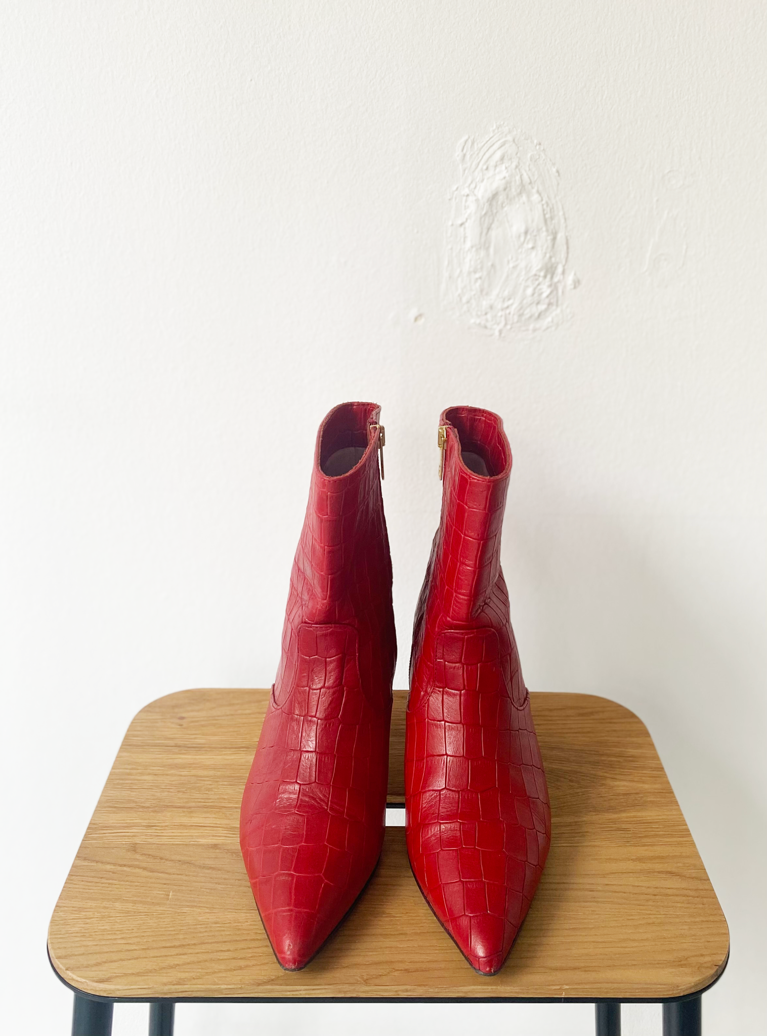 Essentiel Antwerp trimetal kitten heel booties size 38