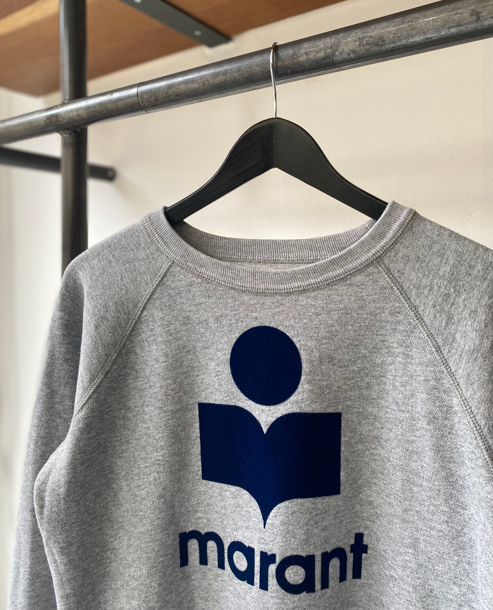 Isabel Marant Étoile grey logo sweater size 38