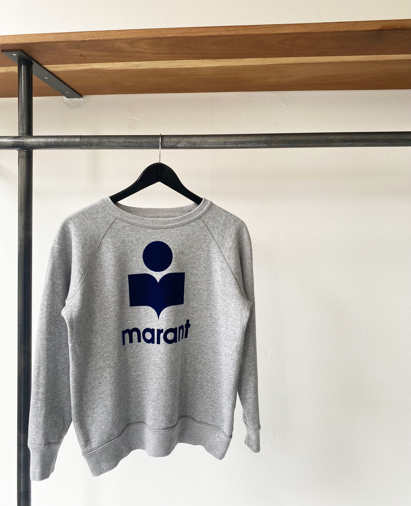 Isabel Marant Étoile grey logo sweater size 38