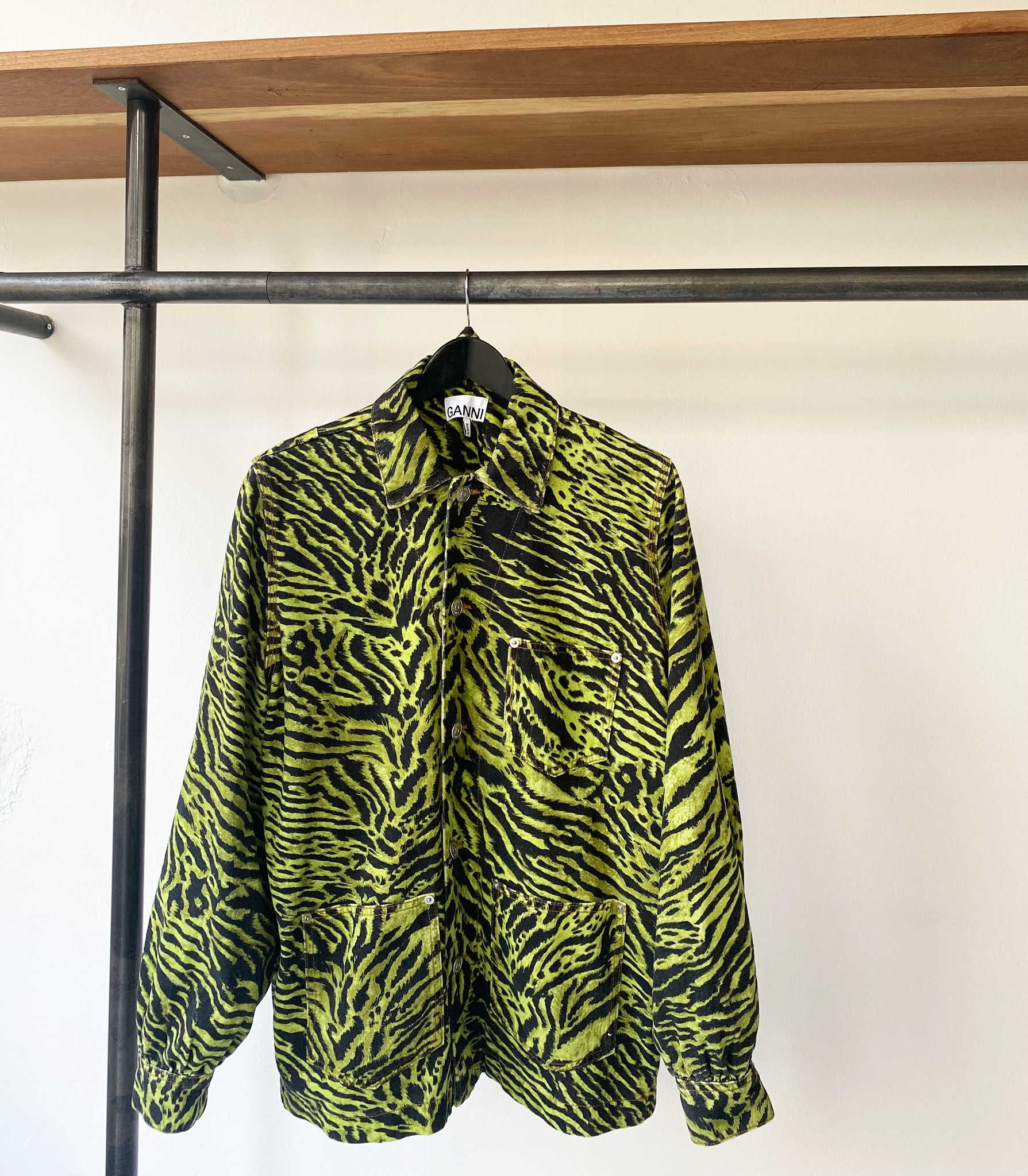 GANNI denim jacket size 36