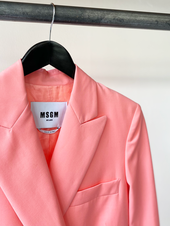 MSGM pink suit jacket size it40