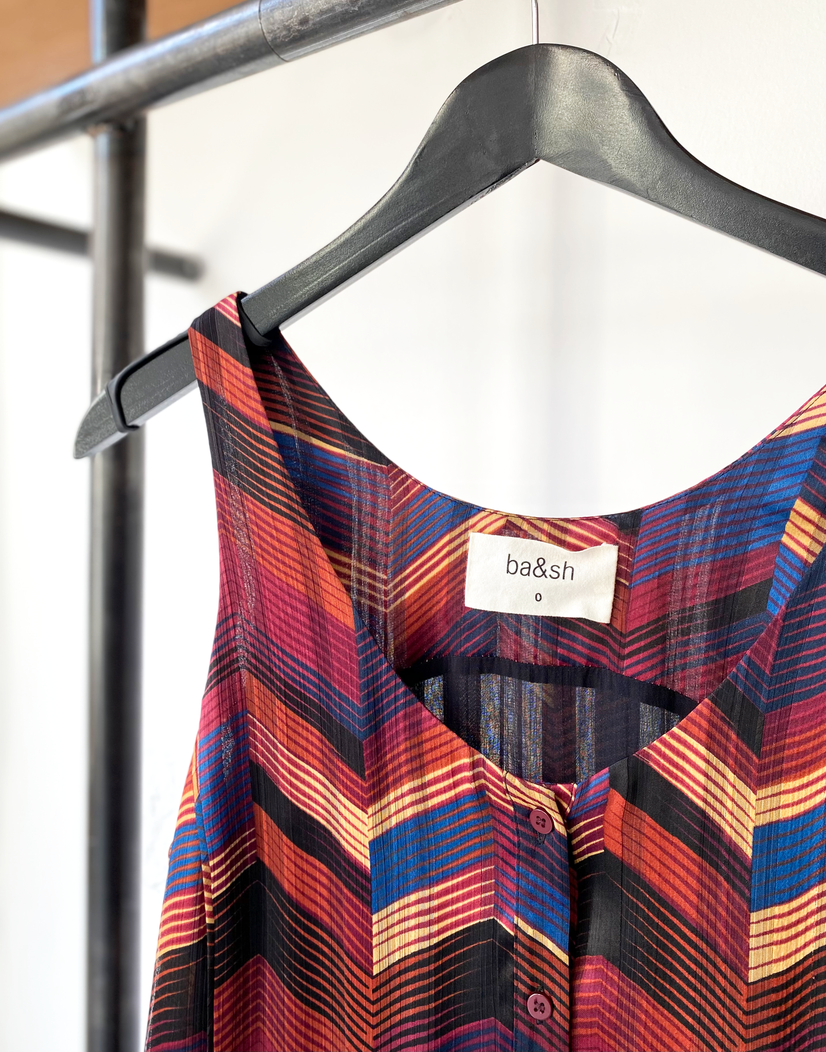 ba&sh aztec pattern dress size XS