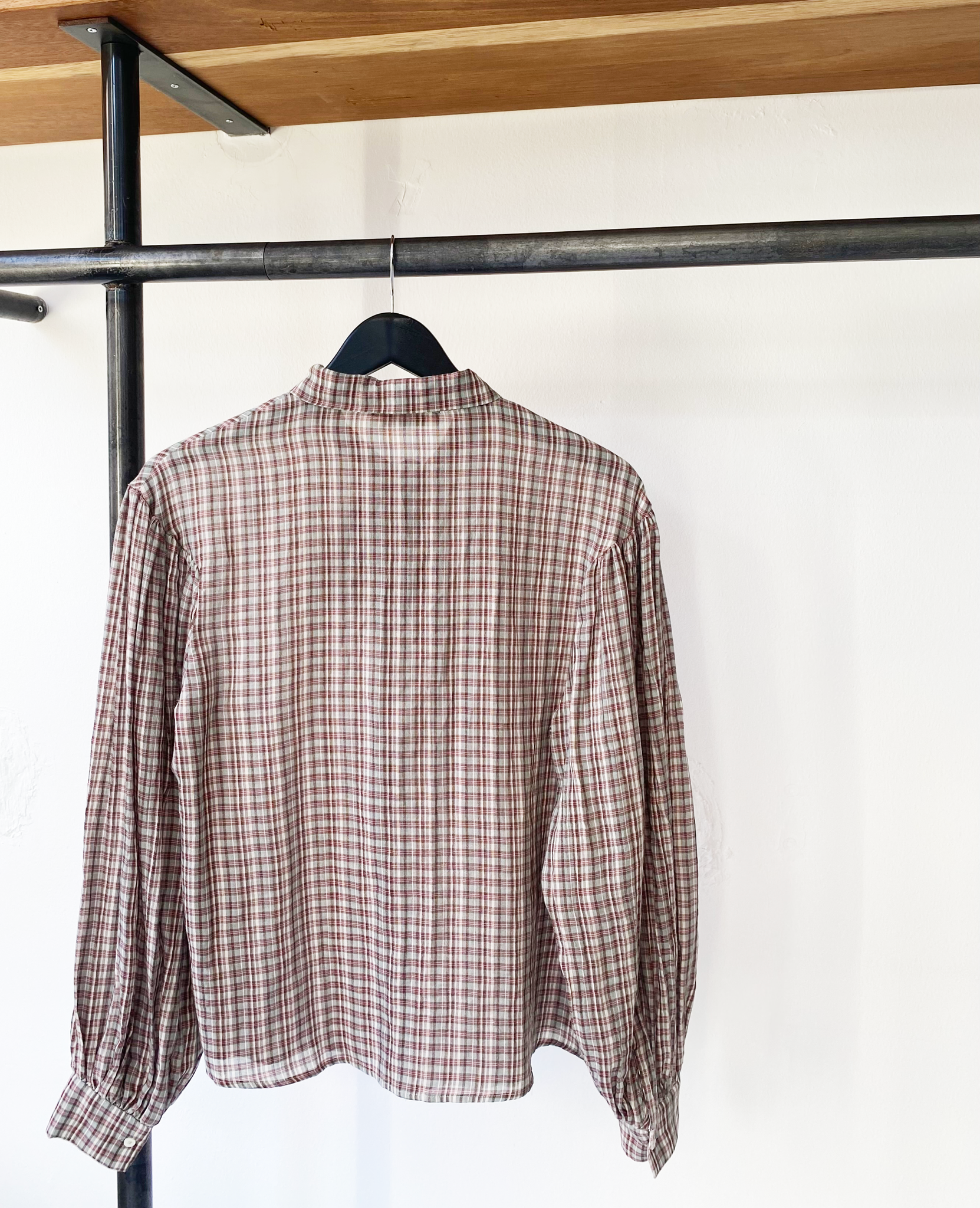 Masscob cotton checked shirt size L