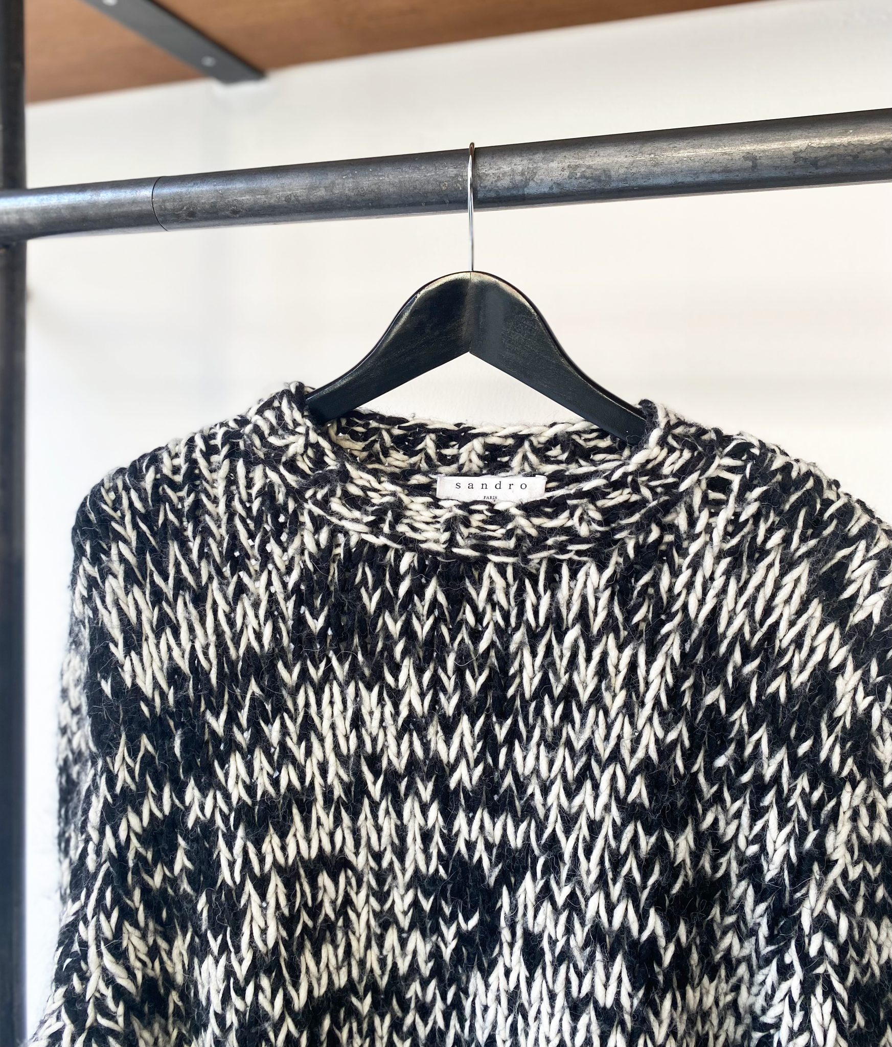 Sandro wool blend knit size XL