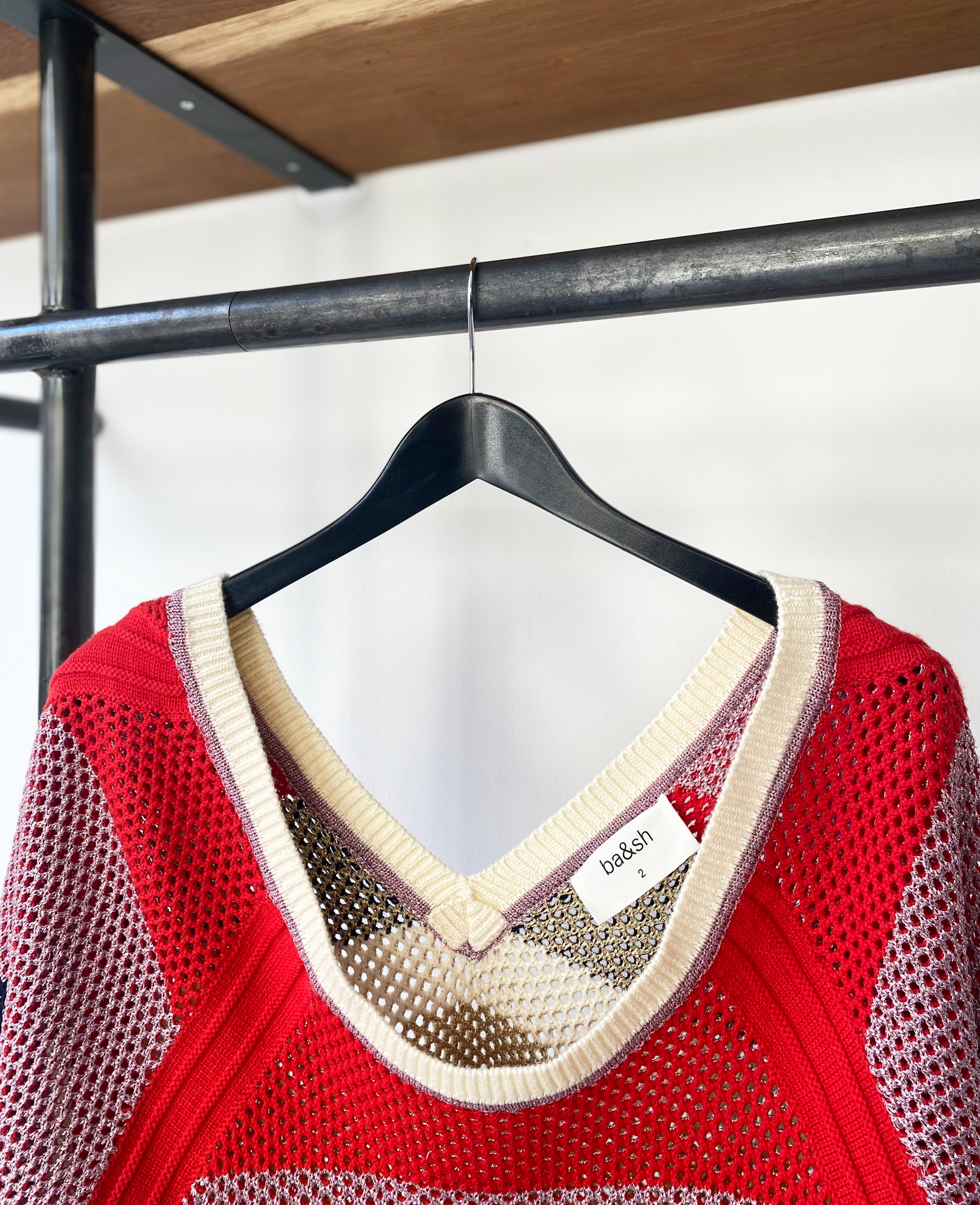 ba&sh multi colored knit size 2