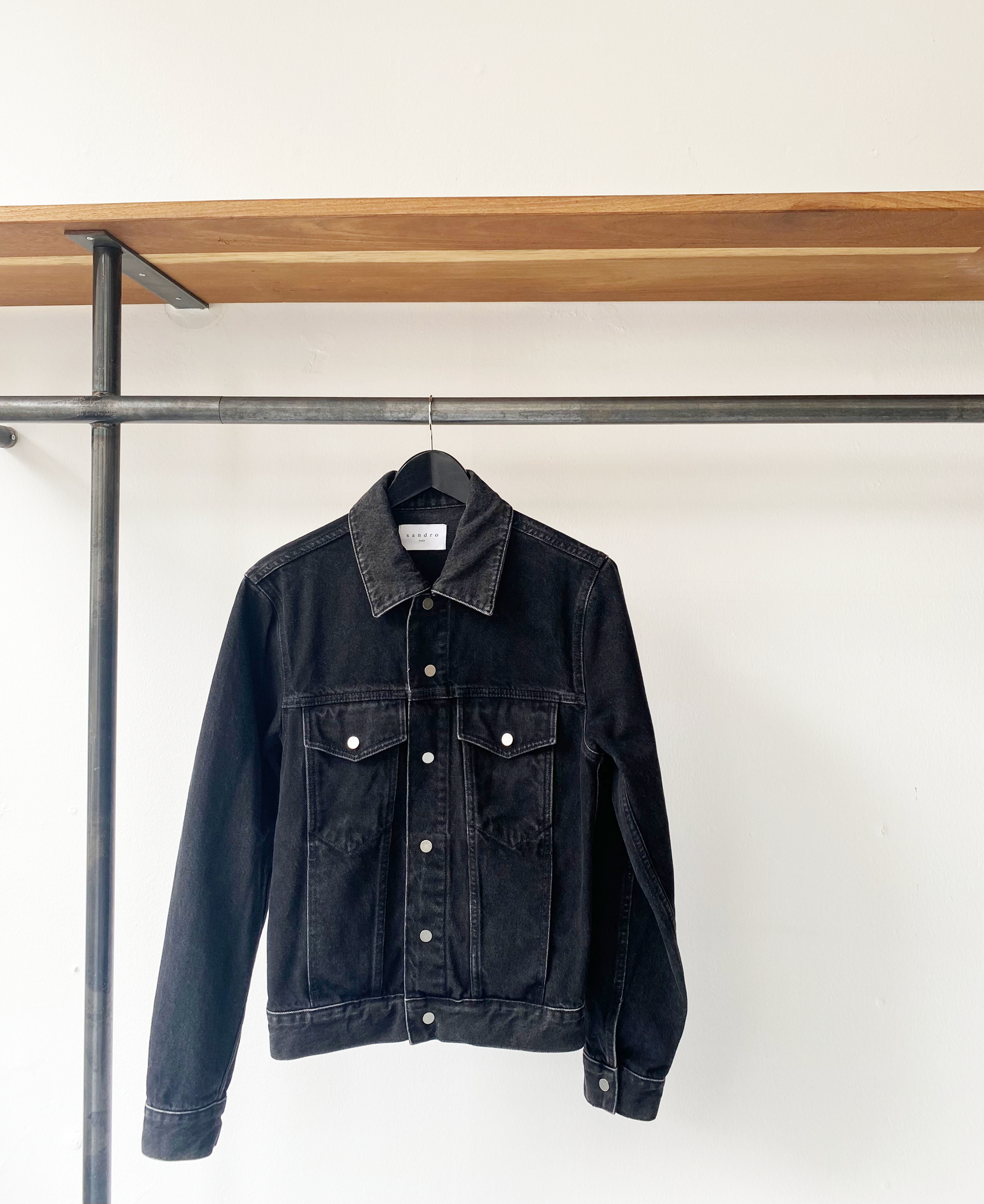 Sandro denim jacket size M