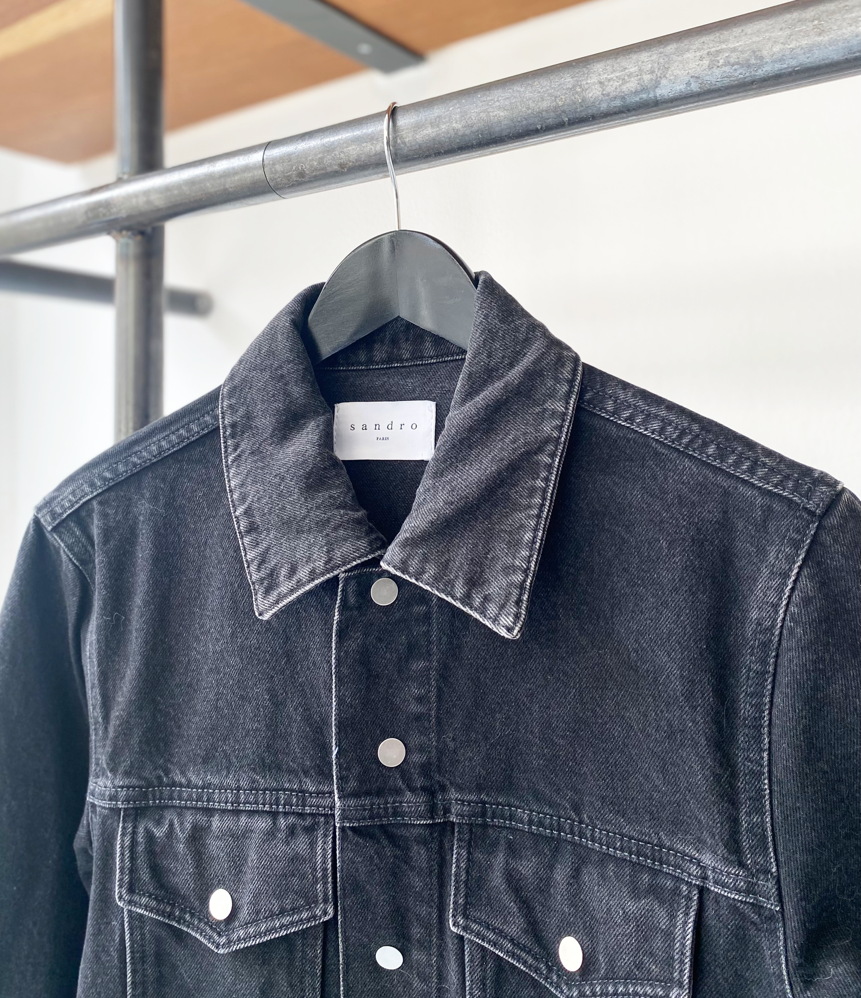 Sandro denim jacket size M