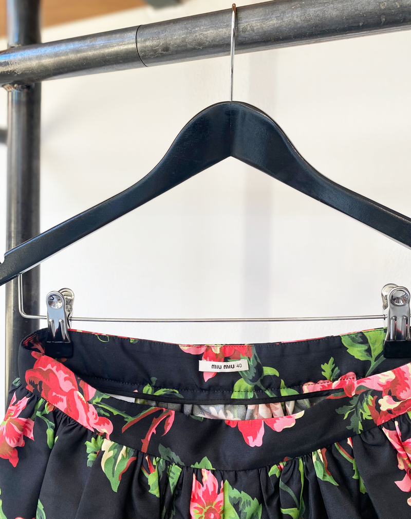 Miu Miu floral skirt size i40