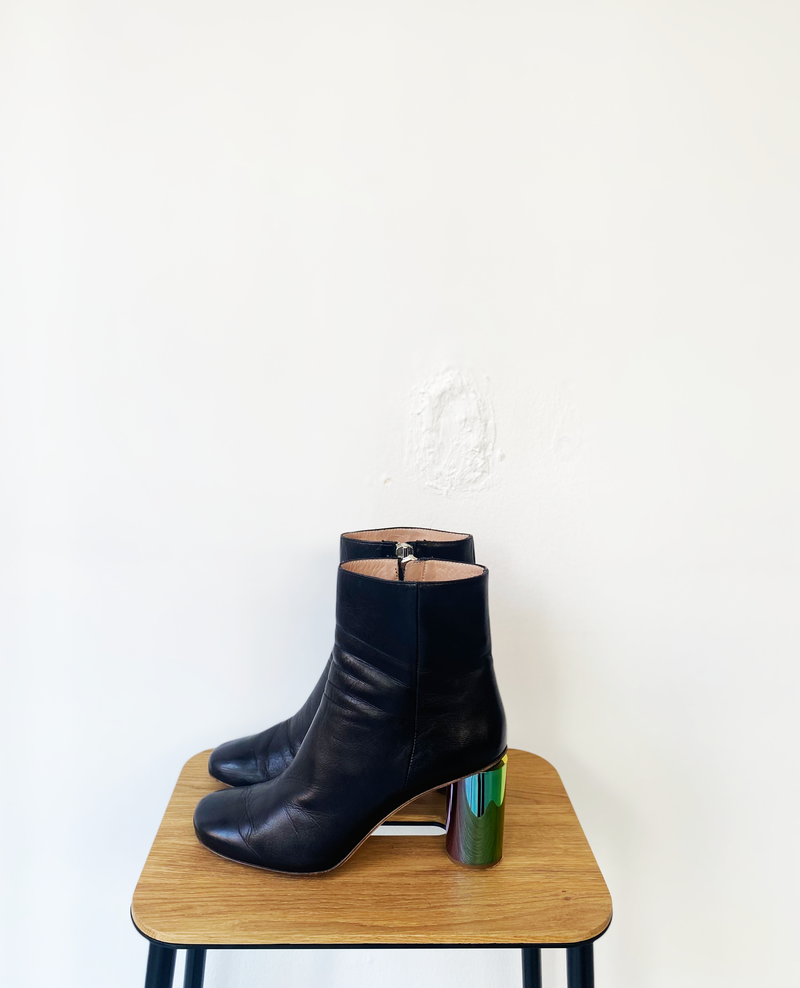 Acne Studios leather rainbow boots size 40