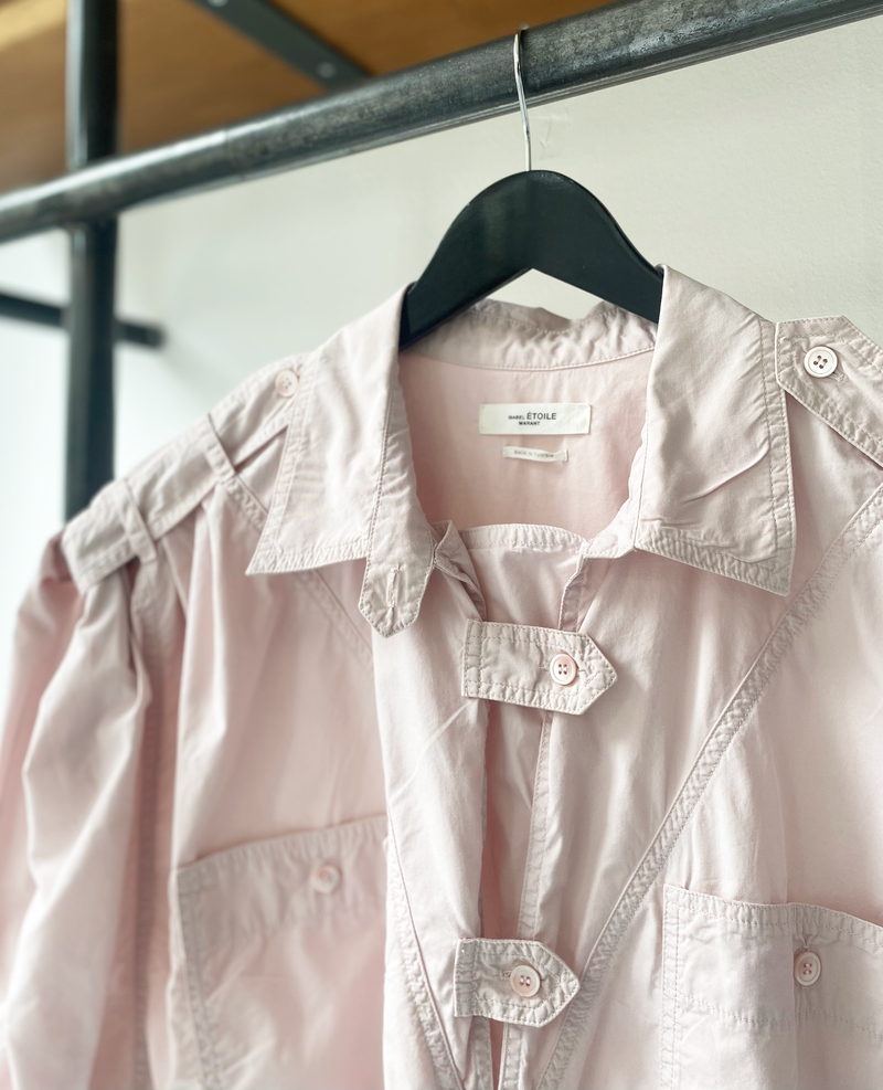 Isabel Marant Étoile cotton soft pink top size 38