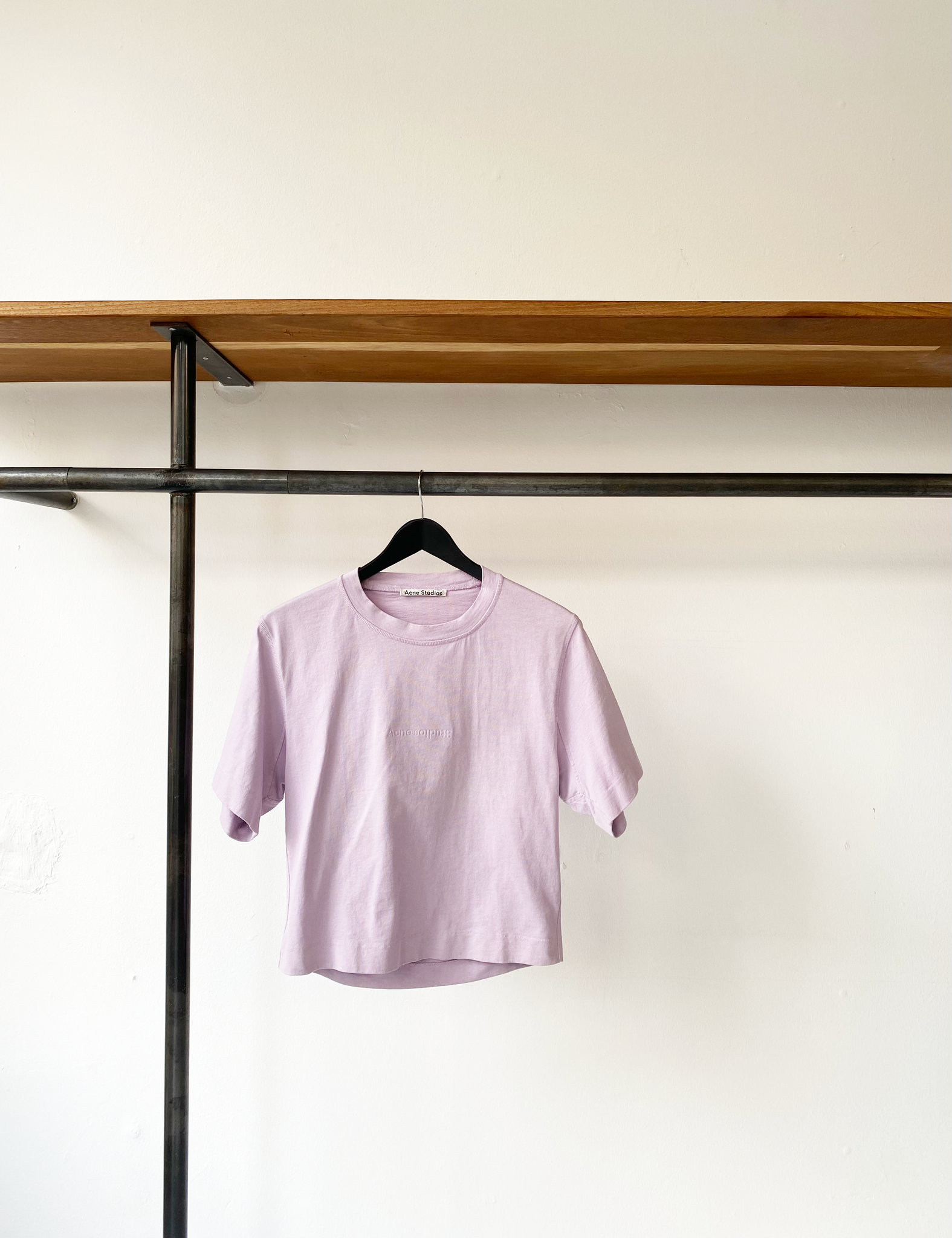 Acne Studios cropped logo t-shirt size S