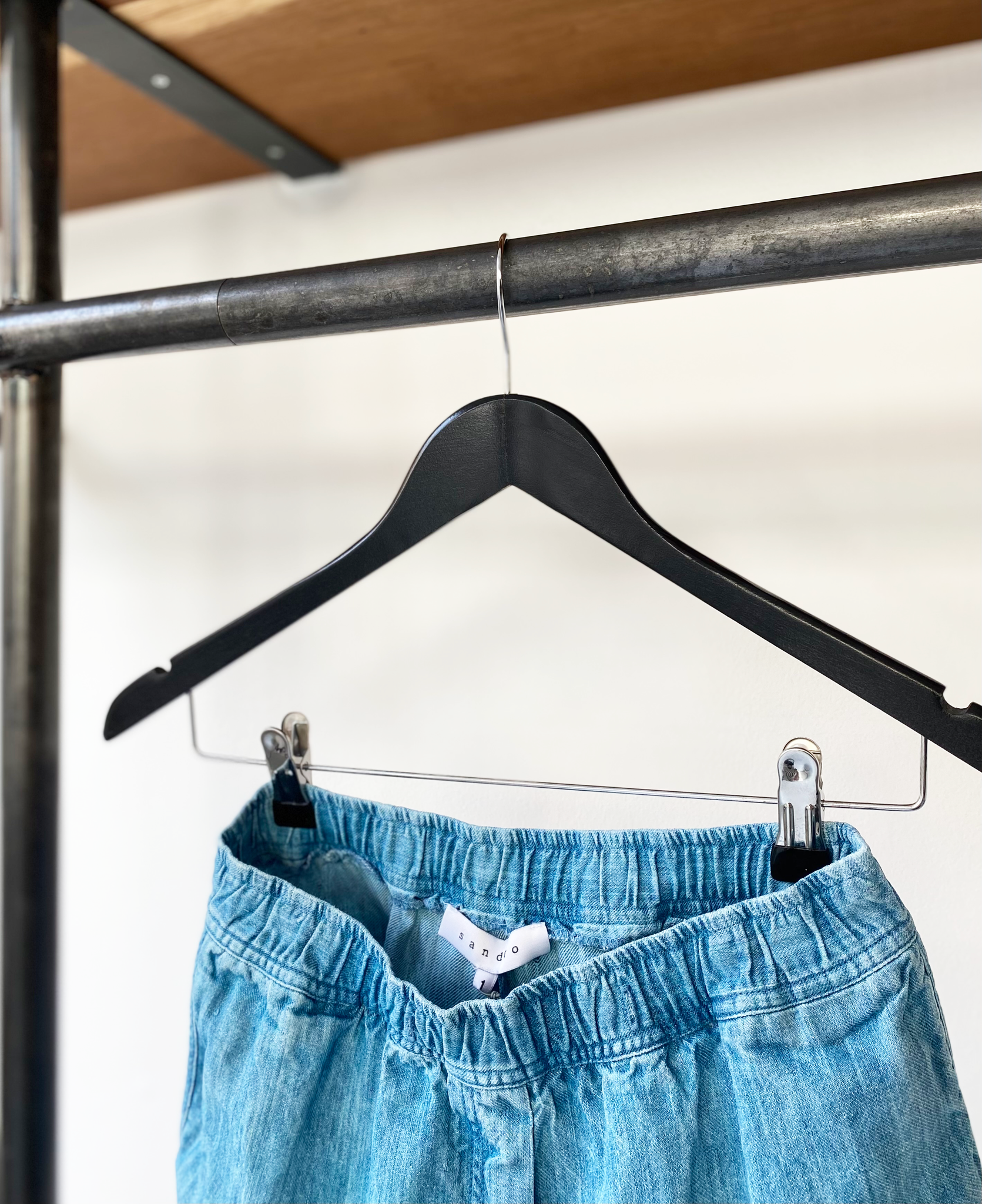 Sandro denim summer shorts size 1