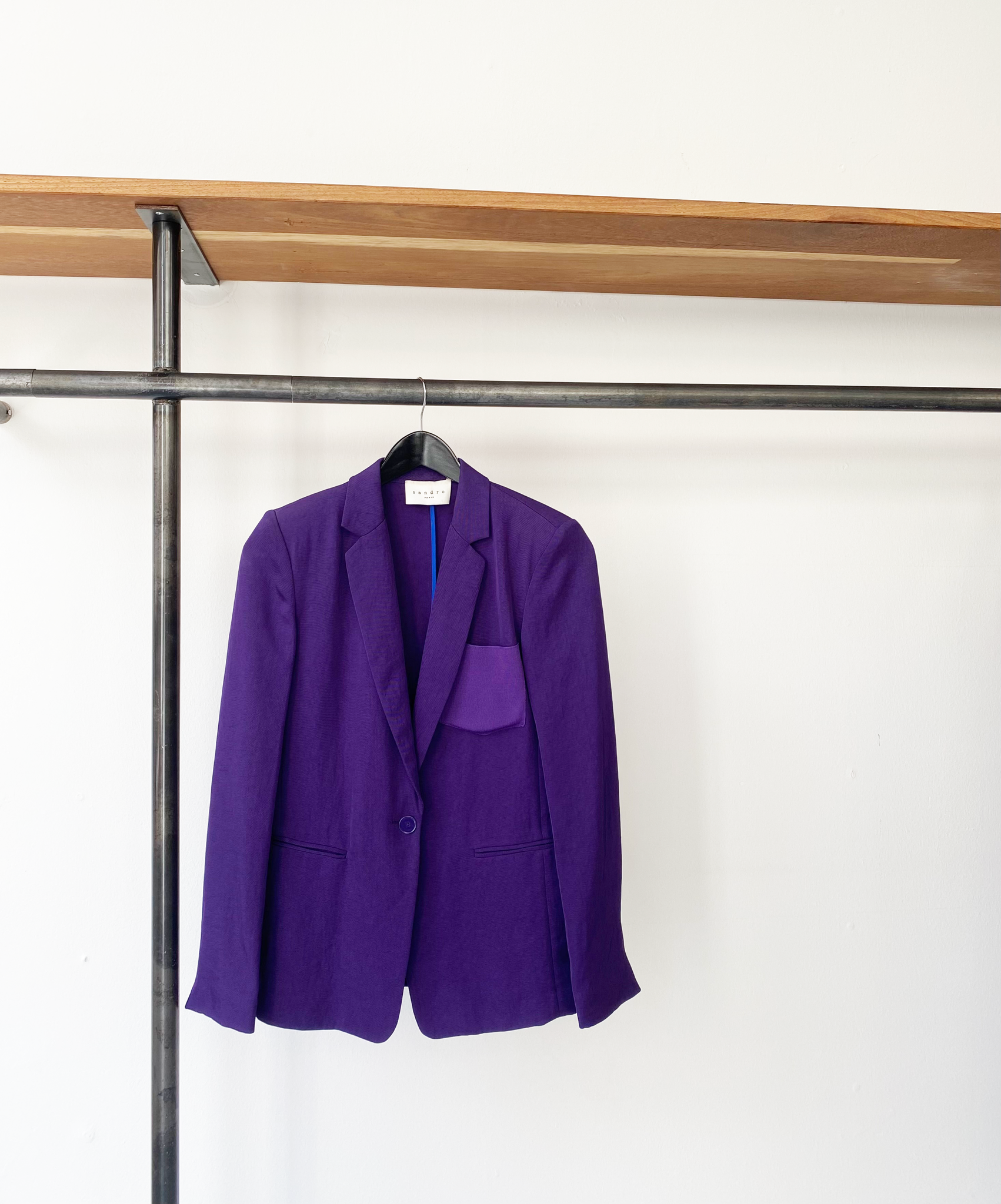 Sandro triacetate suit size 36