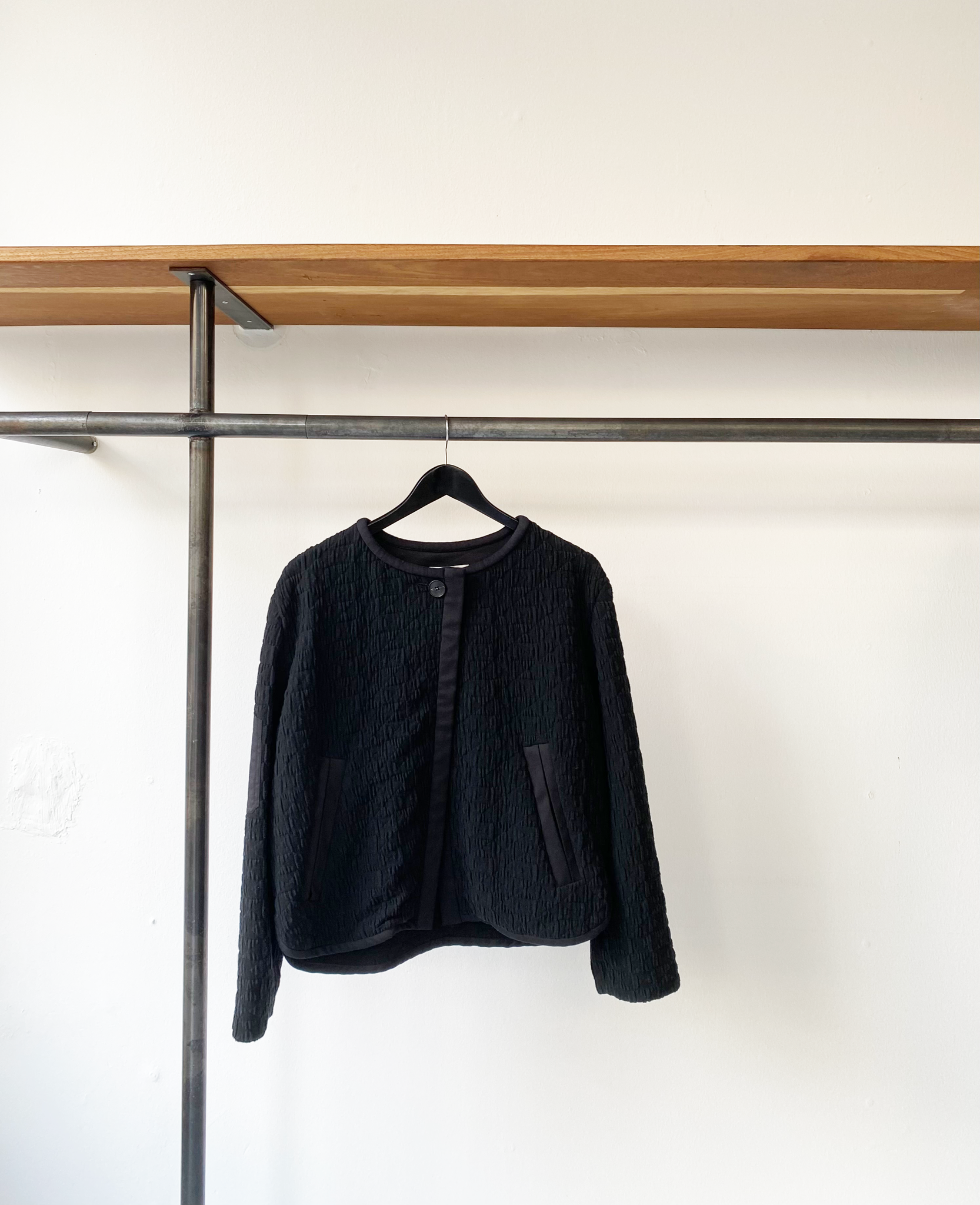 IRO black textured jacket size 40