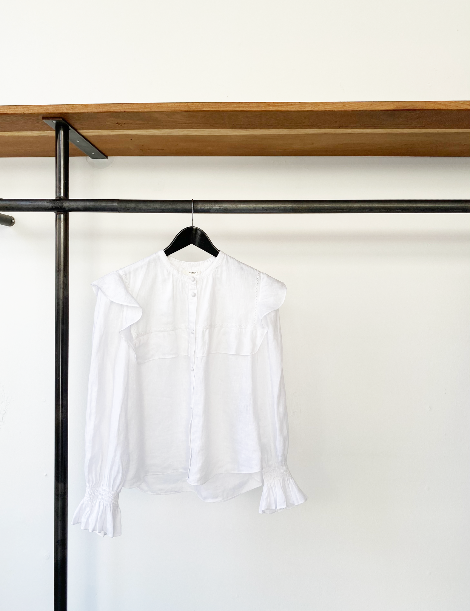 Isabel Marant Étoile linen ruffle shirt size 36