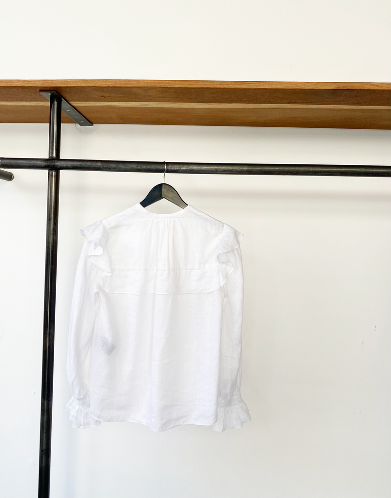 Isabel Marant Étoile linen ruffle shirt size 36
