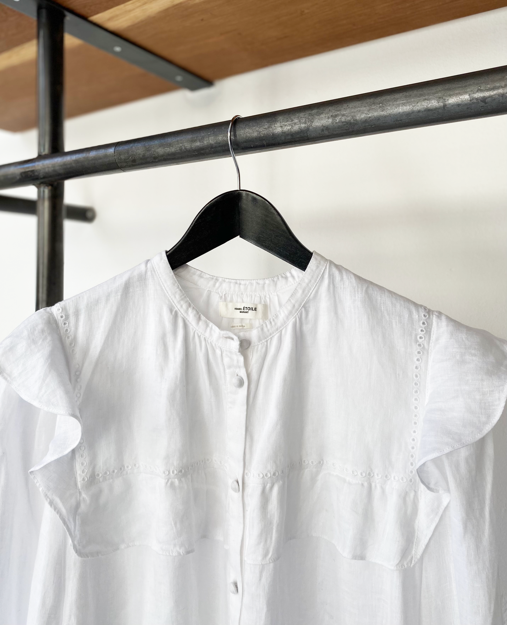 Isabel Marant Étoile linen ruffle shirt size 36