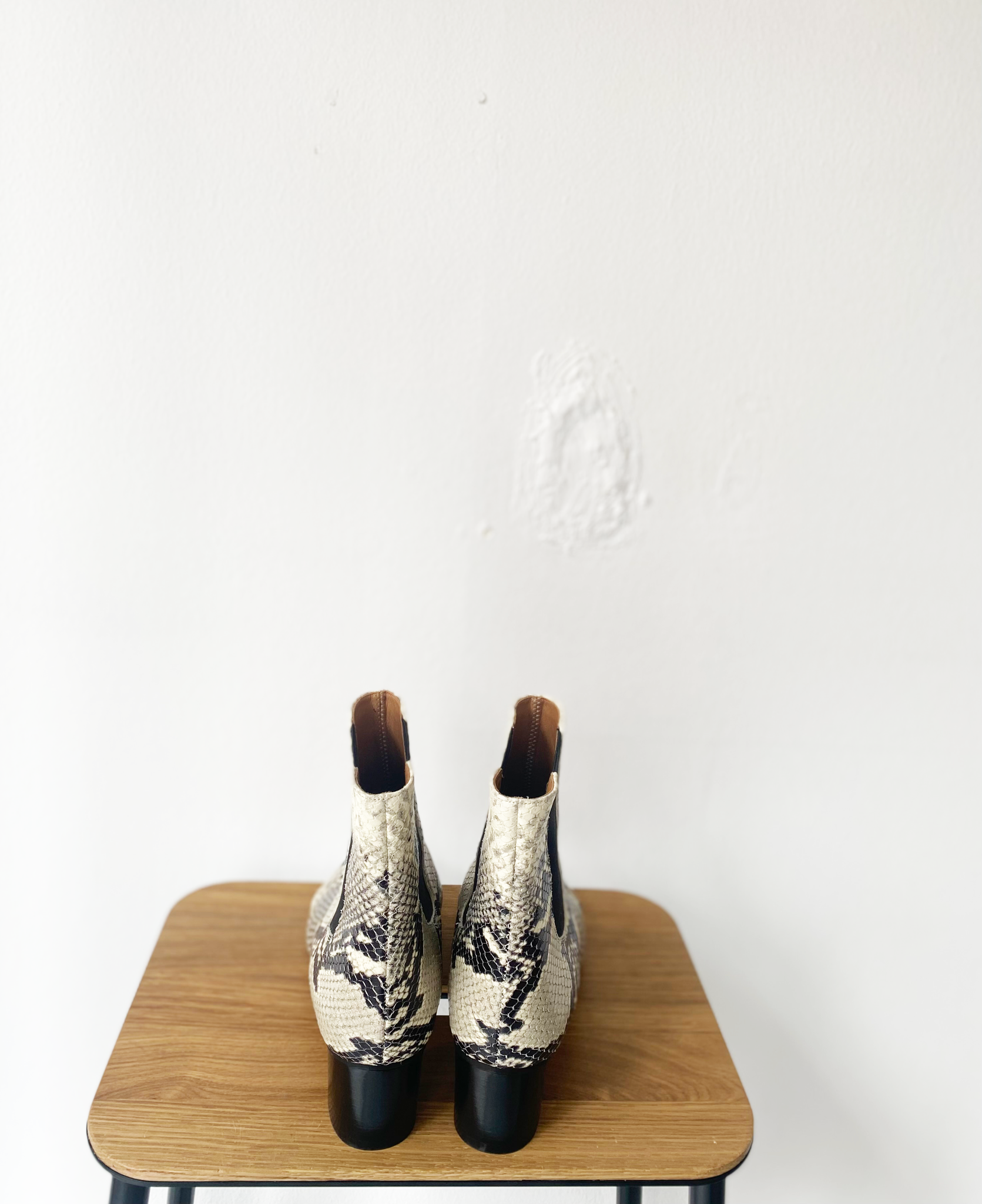 Isabel Marant chalk python boots size 39