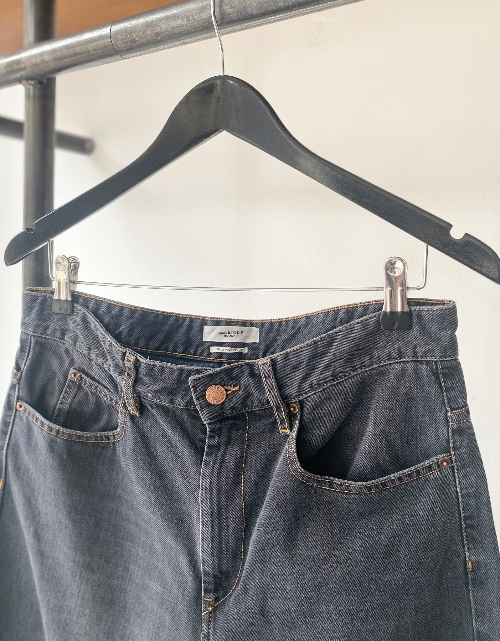 Isabel Marant Étoile dark grey Corsy jeans size Fr40