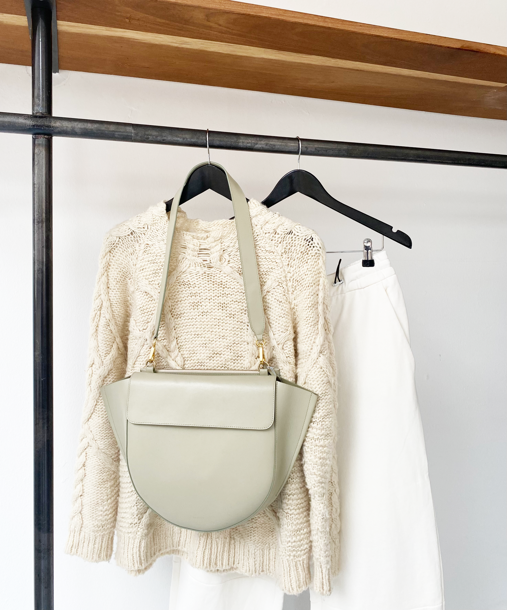 IRO merino wool cable knit size 36