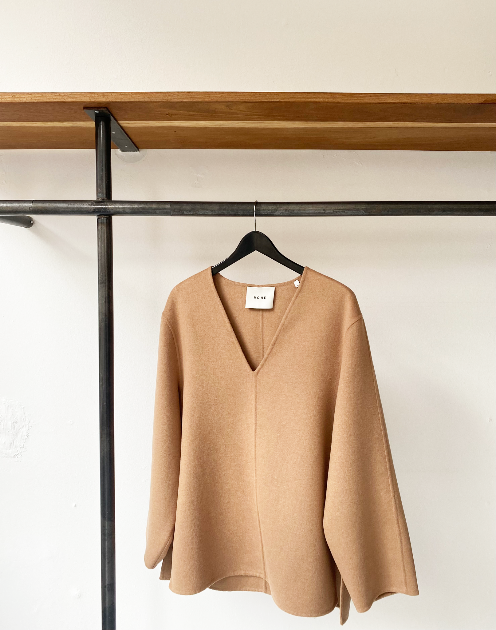 RÓHE Frames wool blend camel top size 38