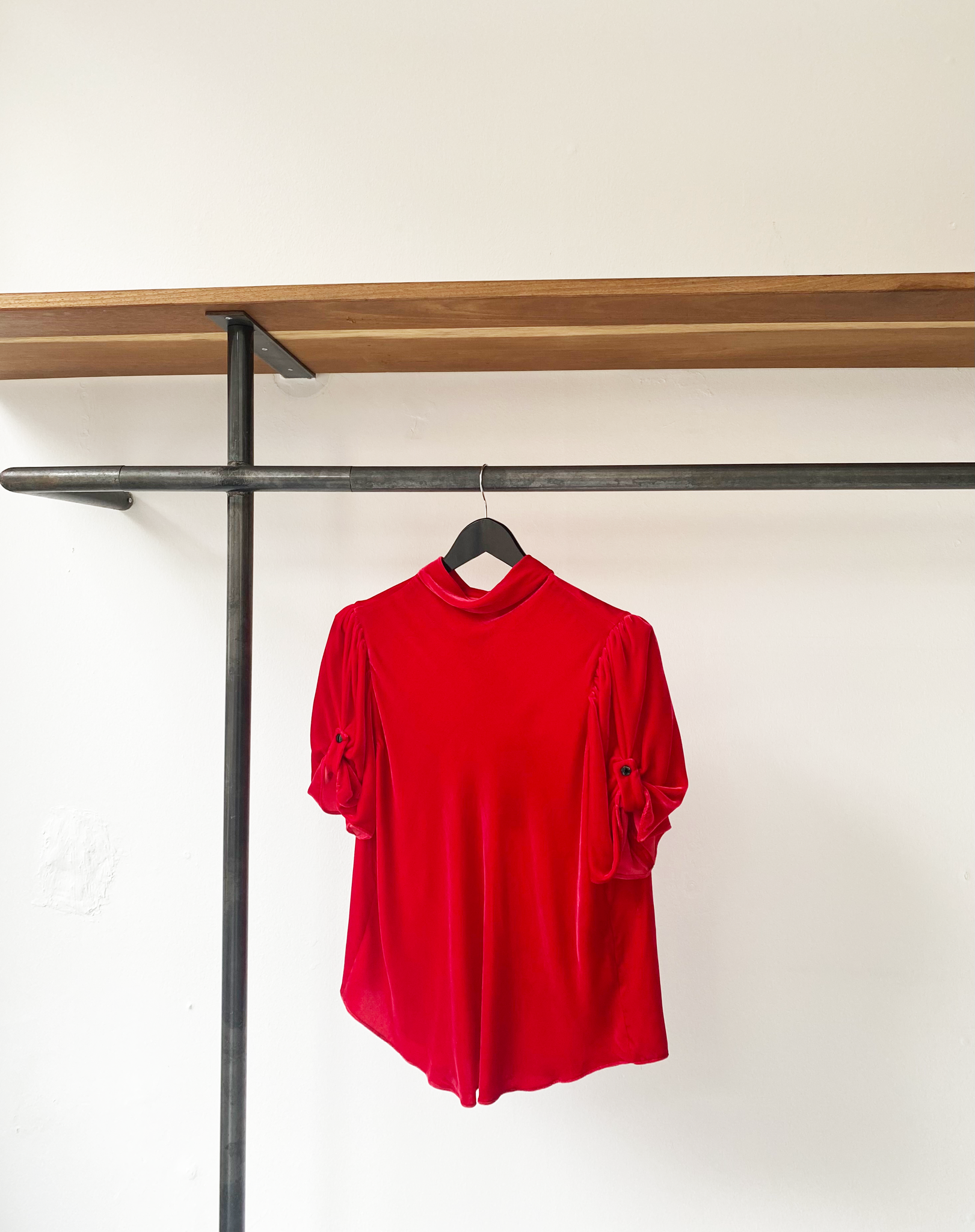 Isabel Marant Étoile cotton and silk velvet top size 42