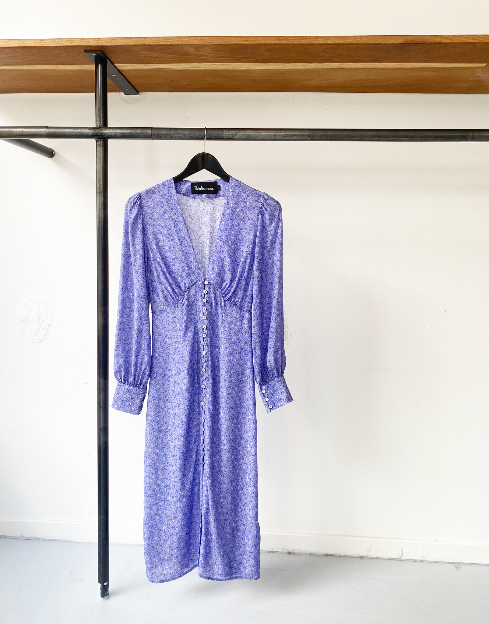 Réalisation silk floral print dress size XS