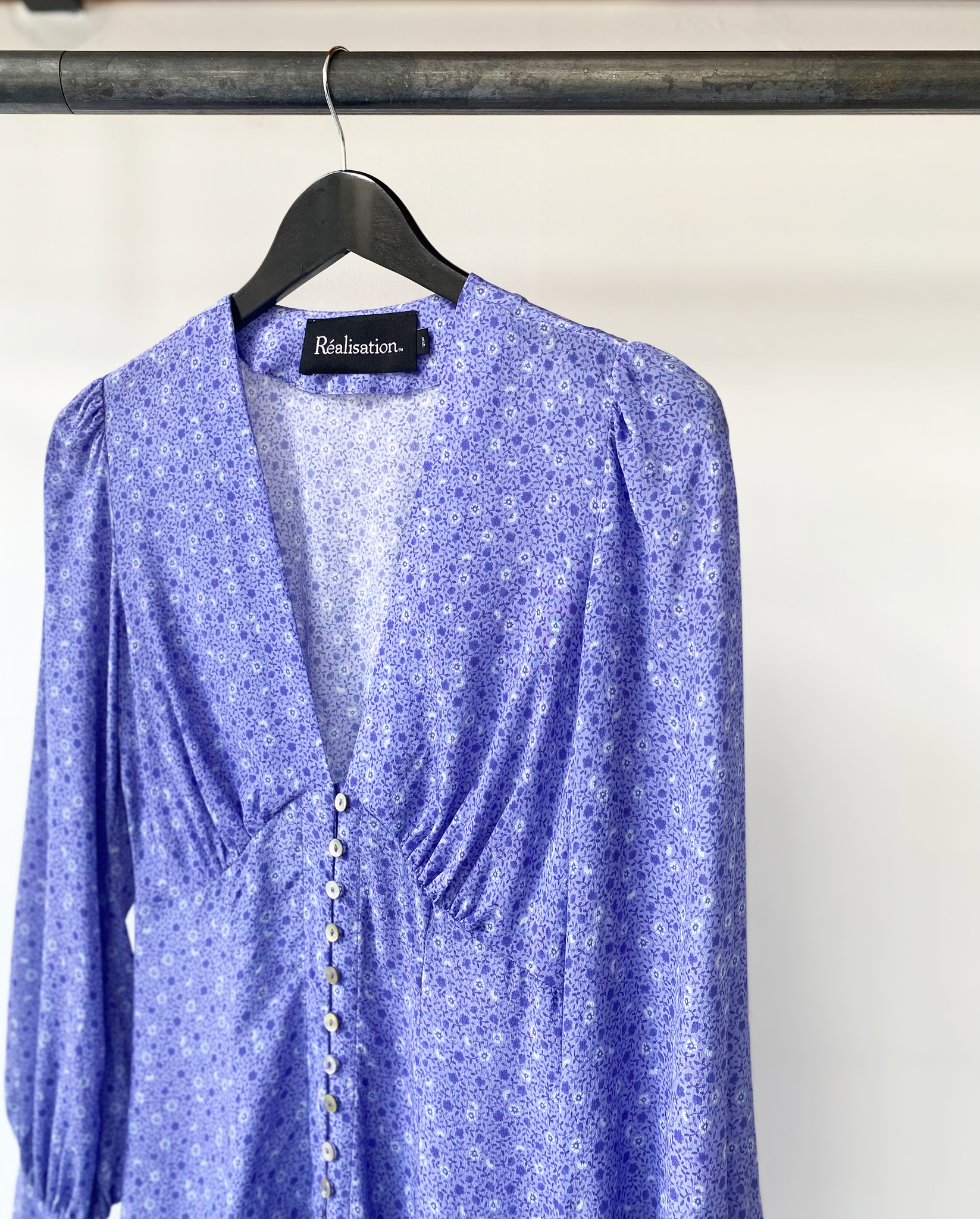 Réalisation silk floral print dress size XS