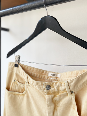 Isabel Marant Étoile soft-yellow pants size fr40