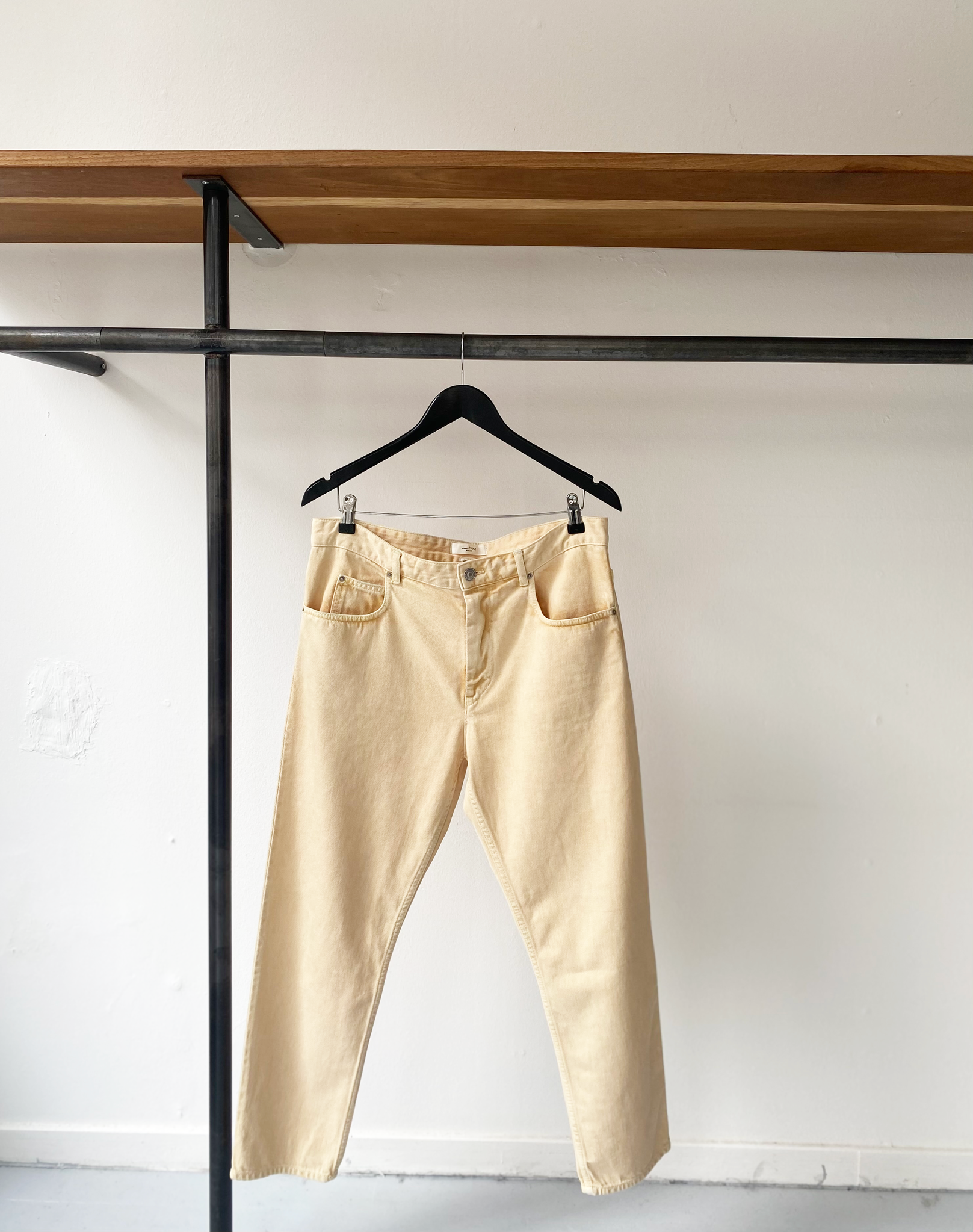 Isabel Marant Étoile soft-yellow pants size fr40
