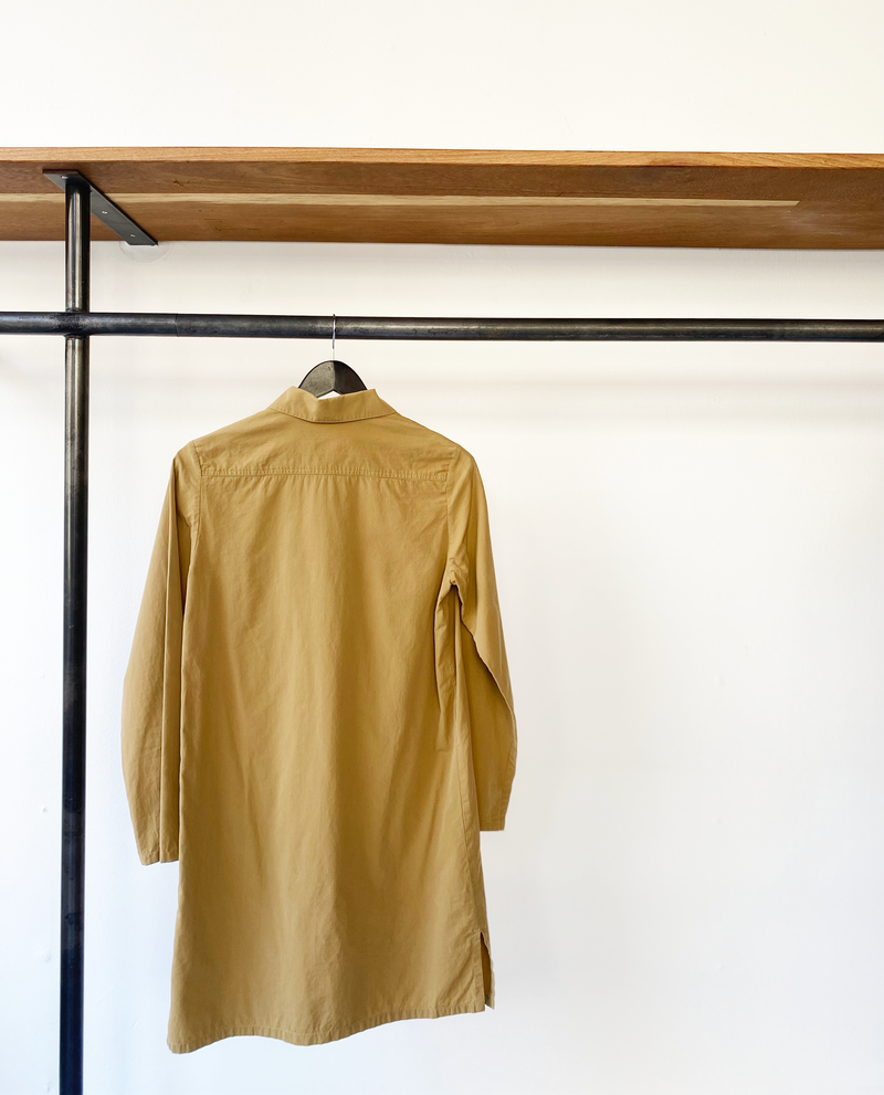 A.P.C. cotton mustard dress size S