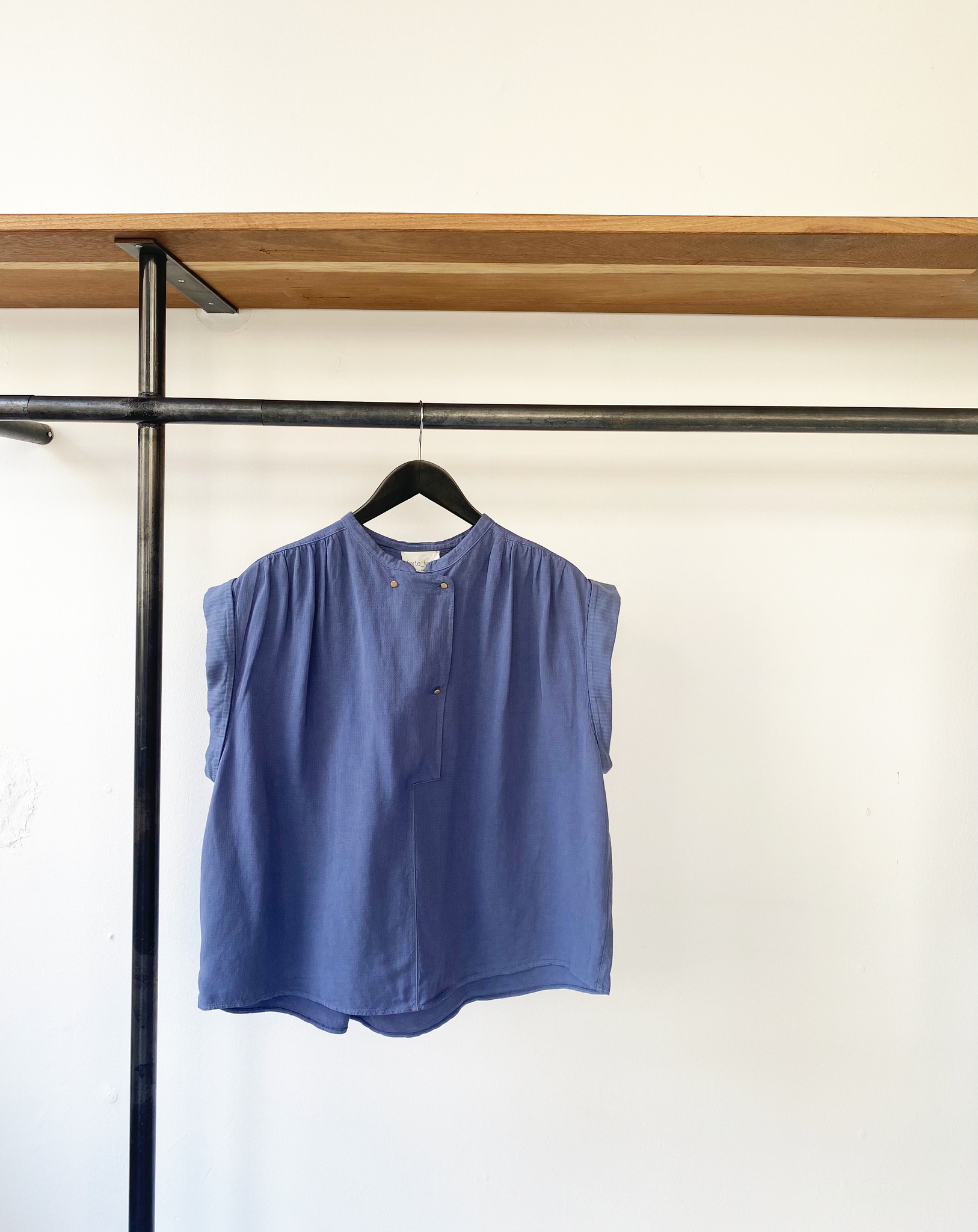 Forte Forte linen blend lavendal top size III