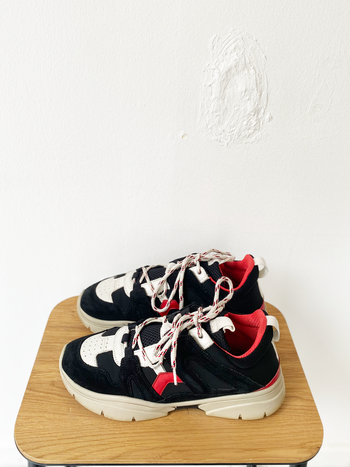 Isabel Marant suede sneaker black-white size 39