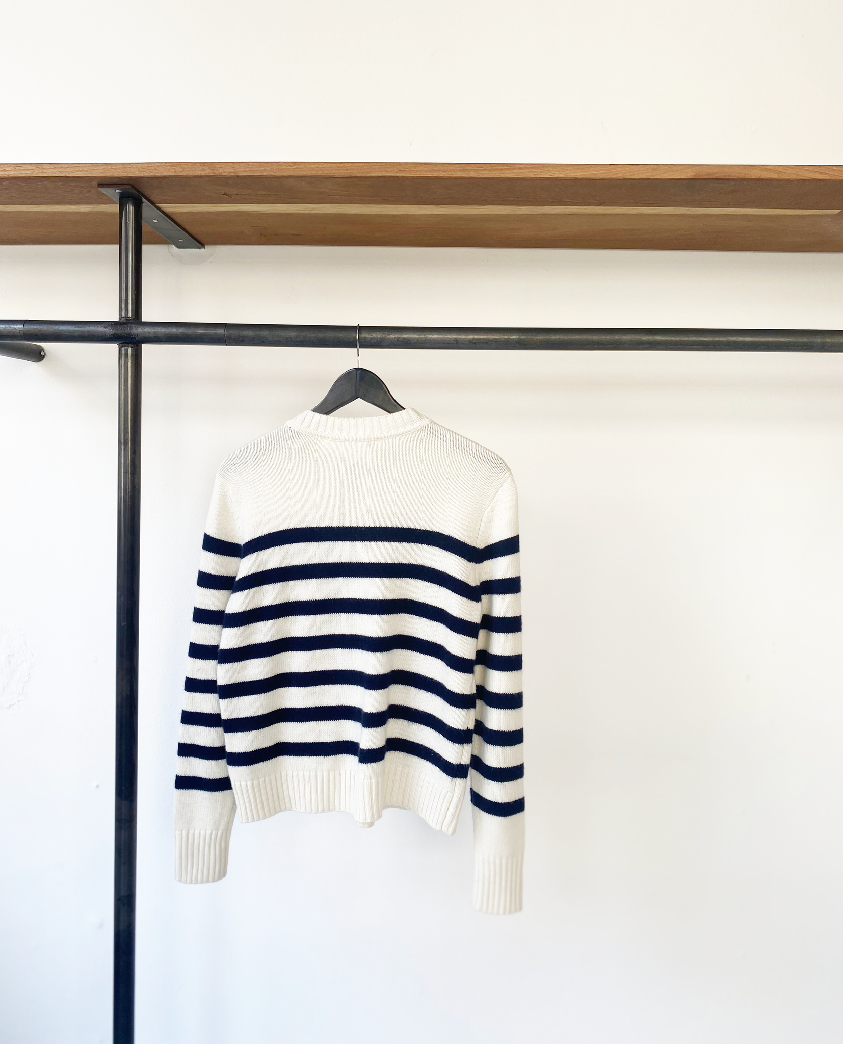 ba&sh cashmere blend striped knit size 2