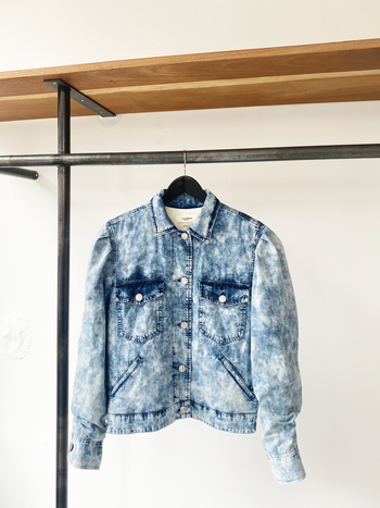 Isabel Marant Étoile tie dye denim jacket size 38