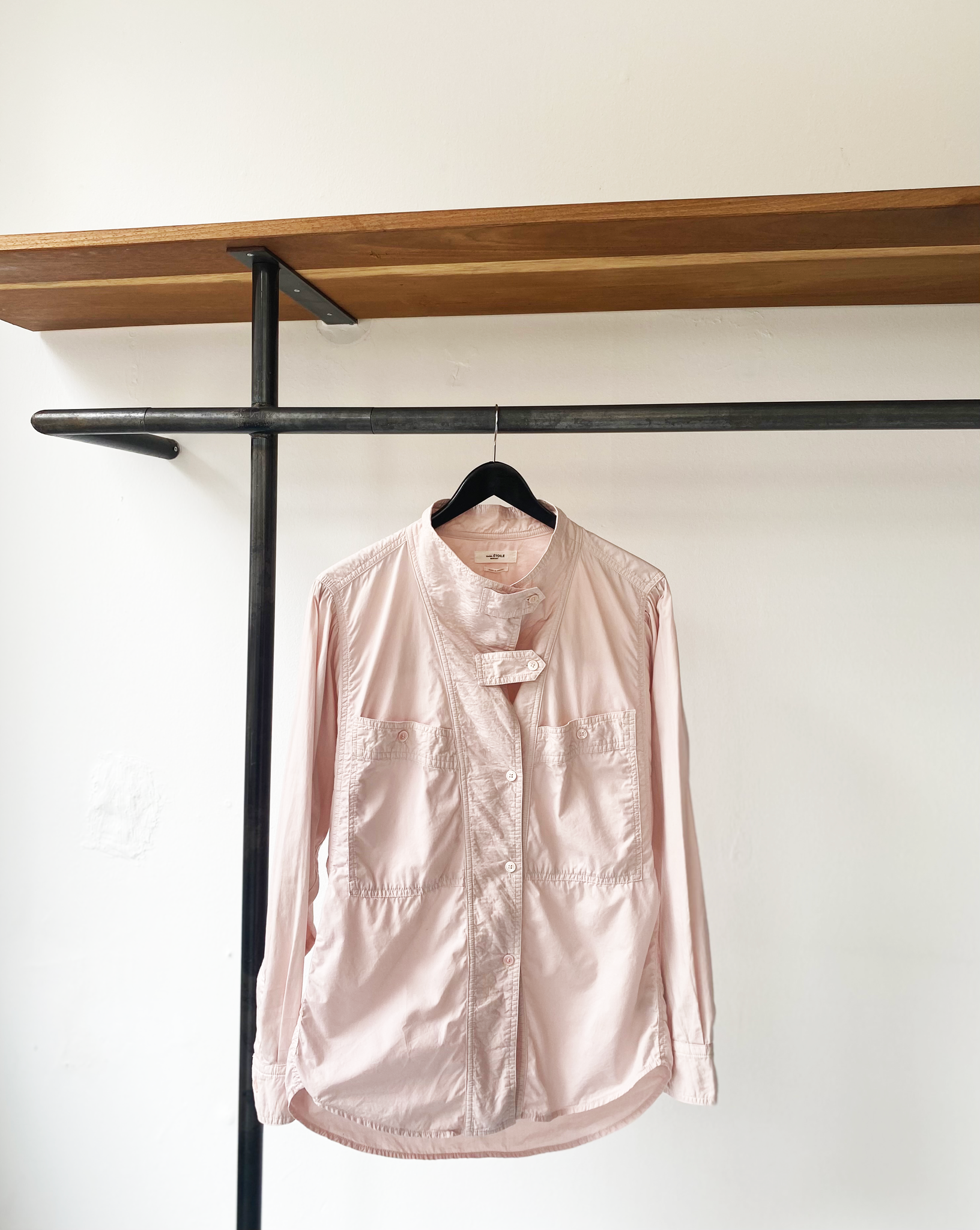 Isabel Marant Étoile soft pink wide sleeve top size 36